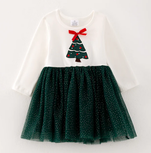 Christmas Tree Tulle Dress