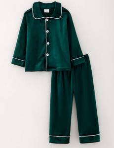 Green Velvet Pajamas