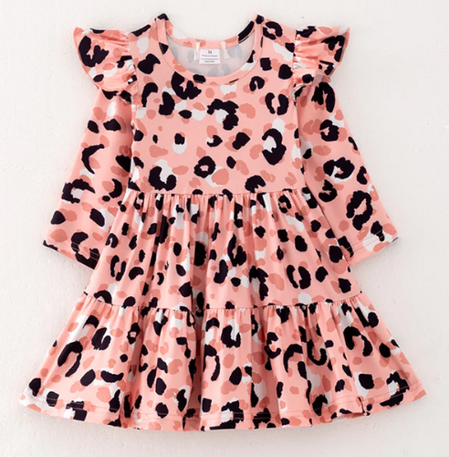 Leopard Ruffle Dress