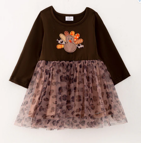 Leopard Turkey Tulle Dress