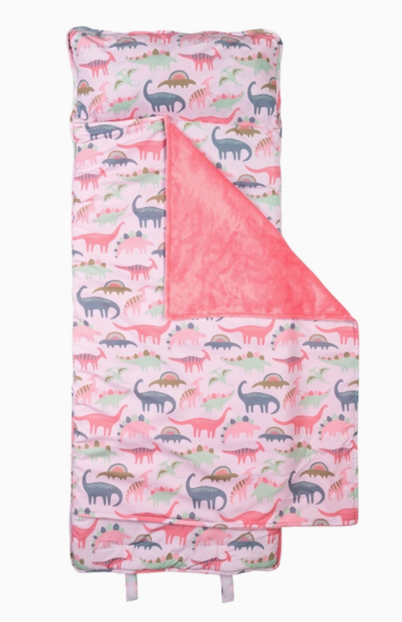 Pink Dinosaur Nap Mat