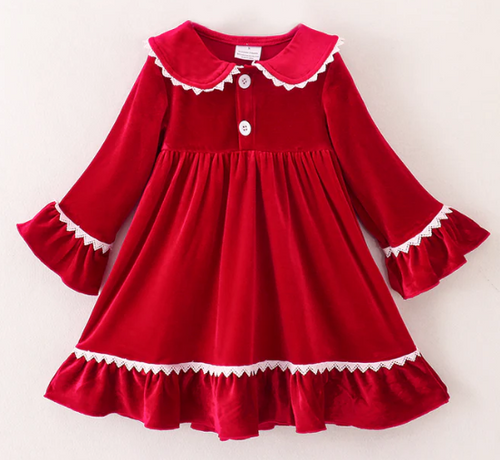 Red Velvet Pajama Dress