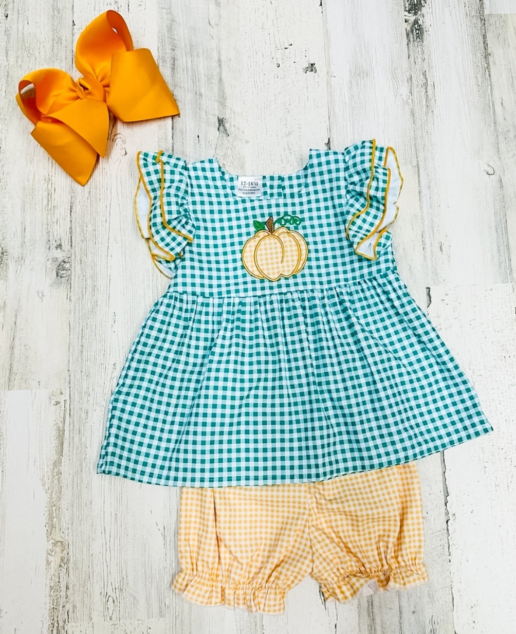 Gingham Sister Set