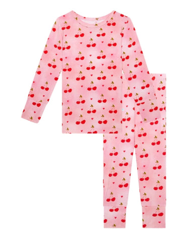 Very Cherry - Long Sleeve Basic Pajama