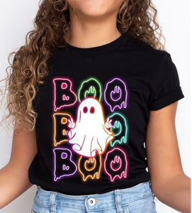 Neon "BOO" Tee