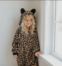 Fuzzy Fur Leopard Onesie