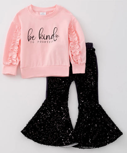 Be Kind Sequin Bell Set