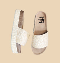 Raffia Platform Sandal