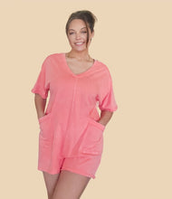 Mineral Wash T-shirt Romper