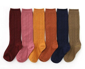 Cable Knit Knee Socks
